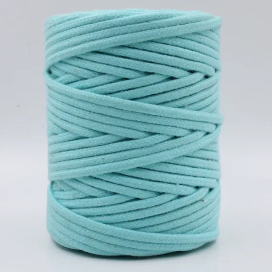 Aqua Round Braided Cord