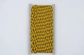 Army Green, Orange and Yellow Choti Braid sample, design MT-440BD834, view 2