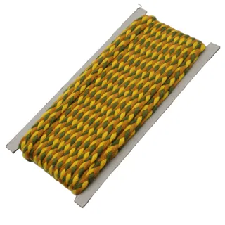 Army Green, Orange and Yellow Choti Braid sample, design MT-440BD834, view 7