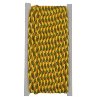 Army Green, Orange and Yellow Choti Braid sample, design MT-440BD834, view 8