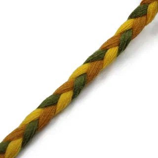 Army Green, Orange and Yellow Choti Braid sample, design MT-440BD834, view 9