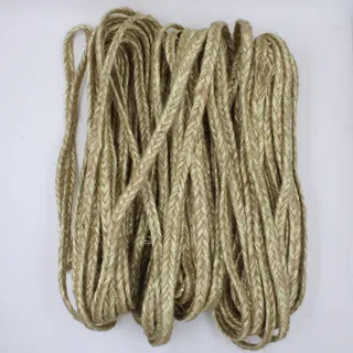 Beige and Gold Tone Flat Choti Braid sample, design MT-1DFB65BF, view 2