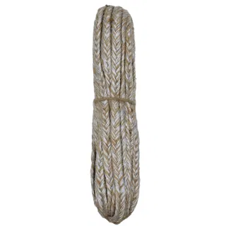 Beige and Silver Tone Flat Choti Braid sample, design MT-AF4E4405, view 4