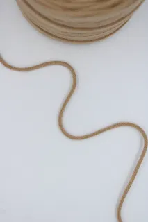Beige Round Braided Cord sample, design MT-232C8E88, view 3