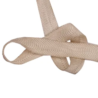 Beige and Sand Chevron Flat Trim sample, design MT-092578FB, view 2