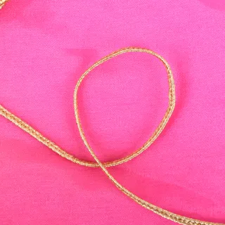 Beige Choti Dori Braided Trim sample, design MT-A3BC9DEE, view 4