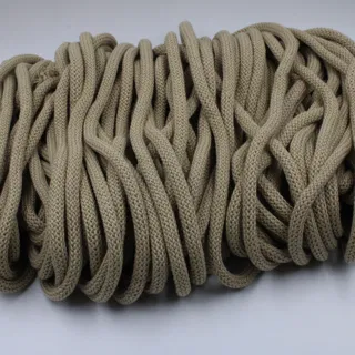 Sand Beige Open-Stitch Chunky Covered Cord sample, design MT-E296A4FC, view 7