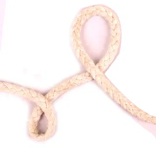 Off-White to Cream Choti Dori Braided Trim sample, design MT-07094014, view 2