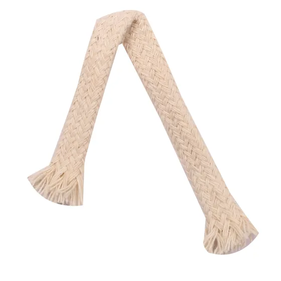 Beige Bold Herringbone Flat Braided Trim