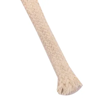 Beige Bold Herringbone Flat Braided Trim sample, design MT-37BA20D0, view 2