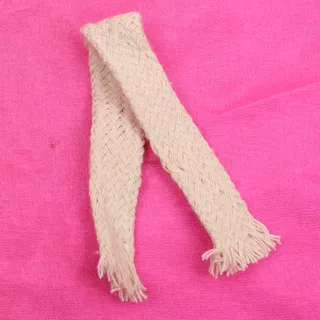 Natural Beige Herringbone Braided Trim sample, design MT-786480FD, view 4