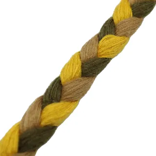 Beige, Yellow and Olive Green Choti Braid sample, design MT-1E99C677, view 7