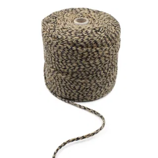Black, Beige and Tan Chevron Braided Cord sample, design MT-F55D471E, view 5