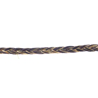 Navy-Black and Gold Herringbone Choti Braid sample, design MT-5E48F680, view 3