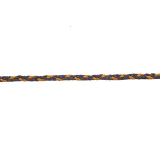 Charcoal Black and Mustard Gold Choti Braid sample, design MT-E491C6E2, view 3