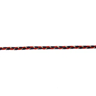 Red and Navy-Black Choti Braid with Gold Flecks sample, design MT-F3E5F23E, view 3