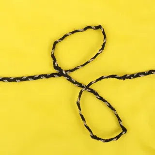 Black Choti Braid with Champagne Flecks sample, design MT-11798543, view 4