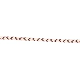 Cream and Dark Brown-Black Chevron Choti Braid sample, design MT-39F45D84, view 3