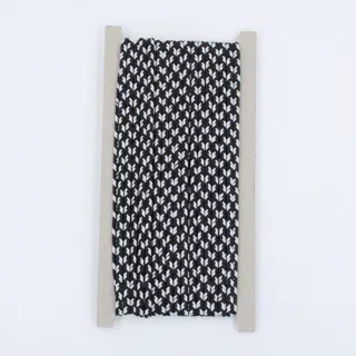 Black Choti Braid with White Arrow Marks sample, design MT-4D347F2C, view 3