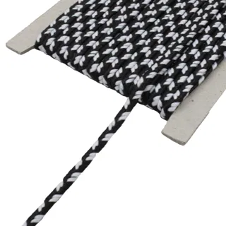 Black Choti Braid with White Arrow Marks sample, design MT-4D347F2C, view 8