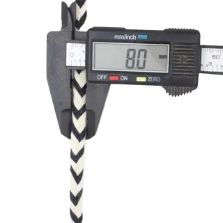 Black and White Chevron Chunky Choti Braid sample, design MT-E3542095, view 10