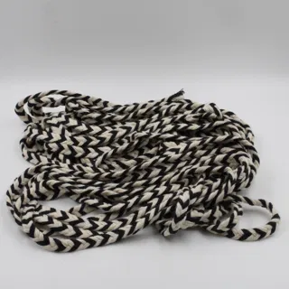 Black and White Chevron Chunky Choti Braid sample, design MT-E3542095, view 12