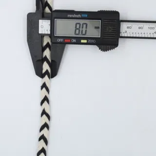 Black and White Chevron Chunky Choti Braid sample, design MT-E3542095, view 14