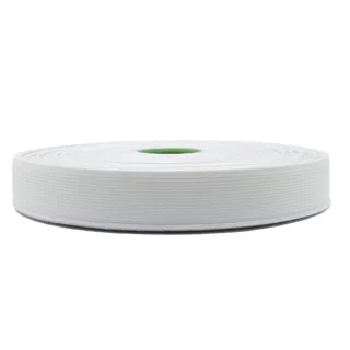 Black and White Woven Elastic, Pair of Rolls sample, design MT-90F780DE, view 16