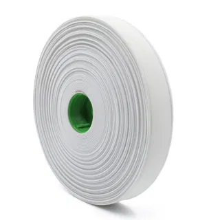 Black and White Woven Elastic, Pair of Rolls sample, design MT-90F780DE, view 17