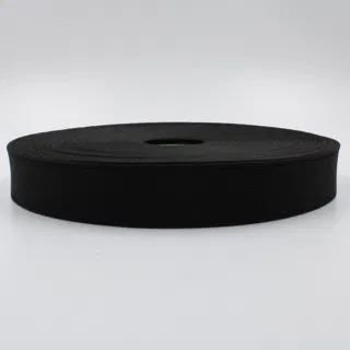 Black and White Woven Elastic, Pair of Rolls sample, design MT-90F780DE, view 23
