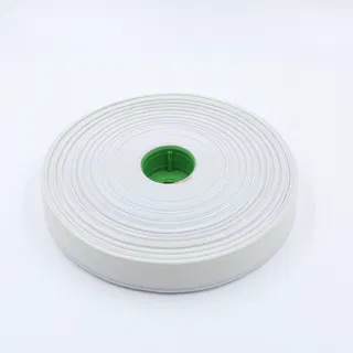 Black and White Woven Elastic, Pair of Rolls sample, design MT-90F780DE, view 6