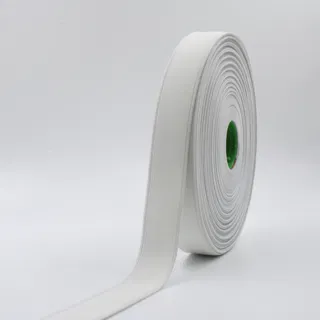 Black and White Woven Elastic, Pair of Rolls sample, design MT-90F780DE, view 9
