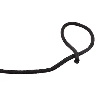 Black Braided Cord in a Folded Hank sample, design MT-5804129D, view 3