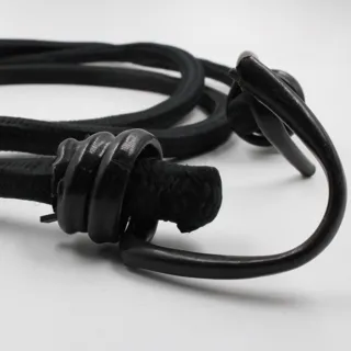Black Bungee Shock Cord with Hooks sample, design MT-0378C5F0, view 2