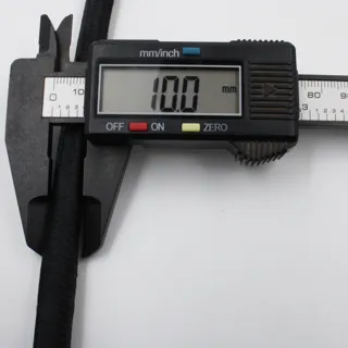 Black Bungee Shock Cord with Hooks sample, design MT-0378C5F0, view 6