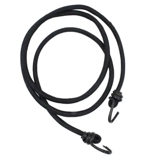 Black Bungee Shock Cord with Hooks sample, design MT-0378C5F0, view 7