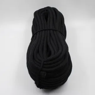 Black Braided Cord, Chunky Round Braid sample, design MT-739F0CC6, view 11