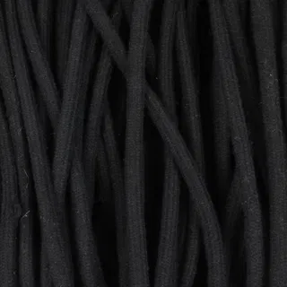 Black Braided Cord, Chunky Round Braid sample, design MT-739F0CC6, view 13