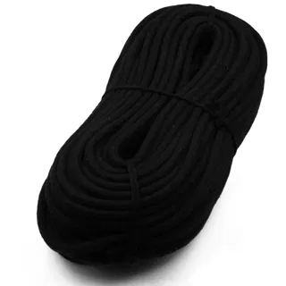 Black Braided Cord, Chunky Round Braid sample, design MT-739F0CC6, view 18