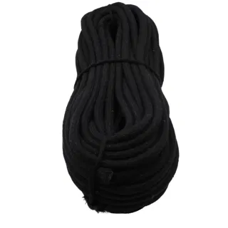 Black Braided Cord, Chunky Round Braid sample, design MT-739F0CC6, view 20