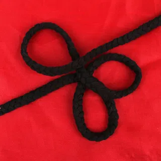 Black Chunky Chevron Choti Braid sample, design MT-BC168CBC, view 4
