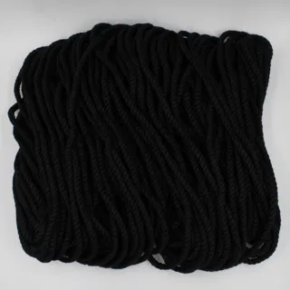 Black Macrame Cord, Chunky Twisted Rope sample, design MT-45615466, view 2