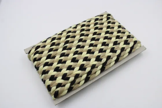 Black, Cream and Beige Choti Braid