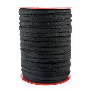 Black Elastic Tape on a Red Spool sample, design MT-6C53FC65, view 2