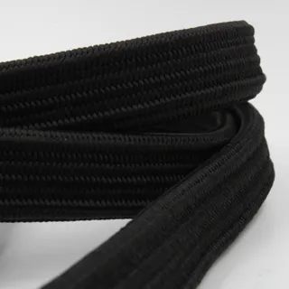 Black Flat Bungee Cord with Hooks sample, design MT-69A31B3E, view 2