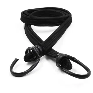 Black Flat Bungee Cord with Hooks sample, design MT-69A31B3E, view 5