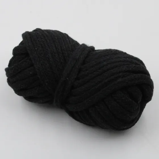 Black Flat Drawstring Cord sample, design MT-A84782BE, view 7