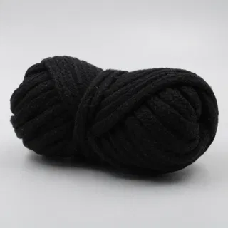 Black Flat Drawstring Cord sample, design MT-A84782BE, view 8