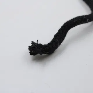 Black Flat Drawstring Cord sample, design MT-A84782BE, view 10