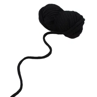 Black Flat Drawstring Cord sample, design MT-A84782BE, view 14